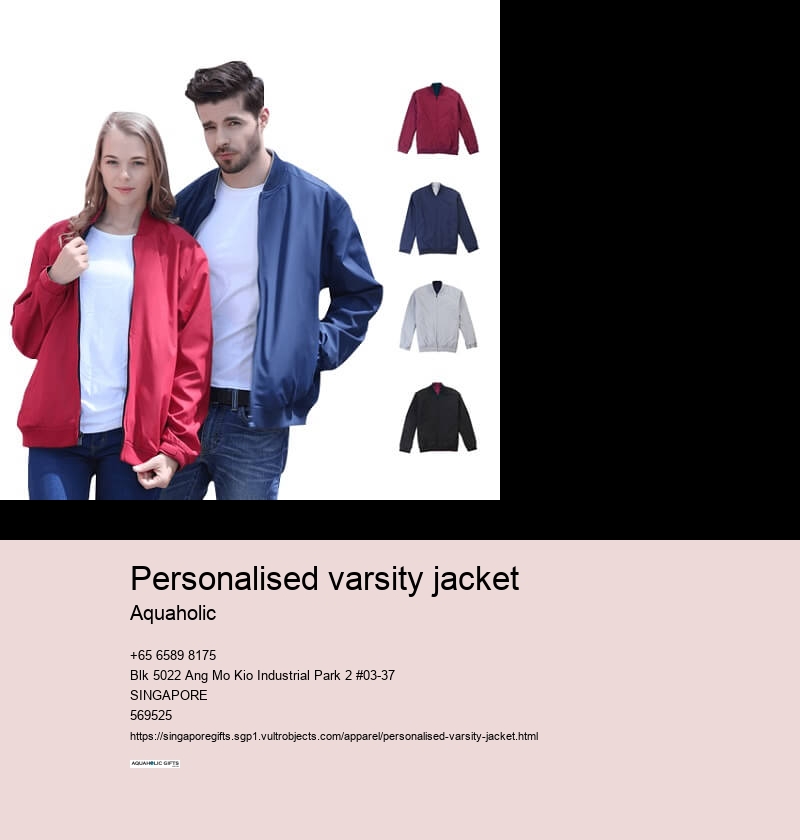 personalised varsity jacket