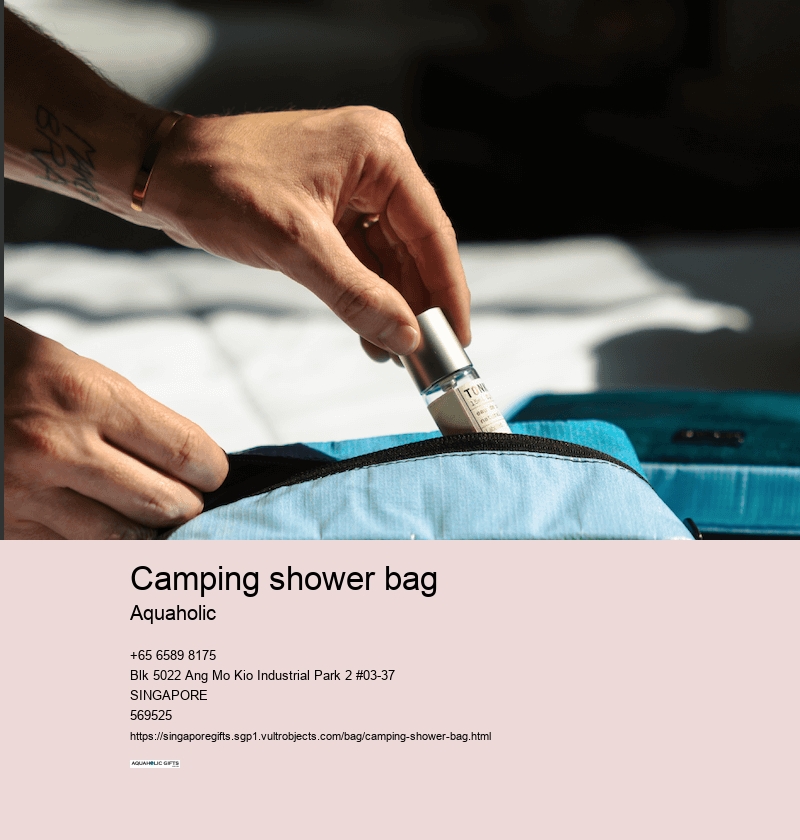 camping shower bag
