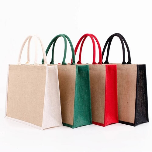 personalized burlap gift bags