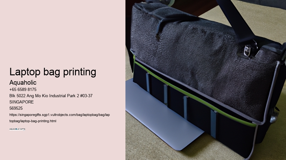 laptop bag printing