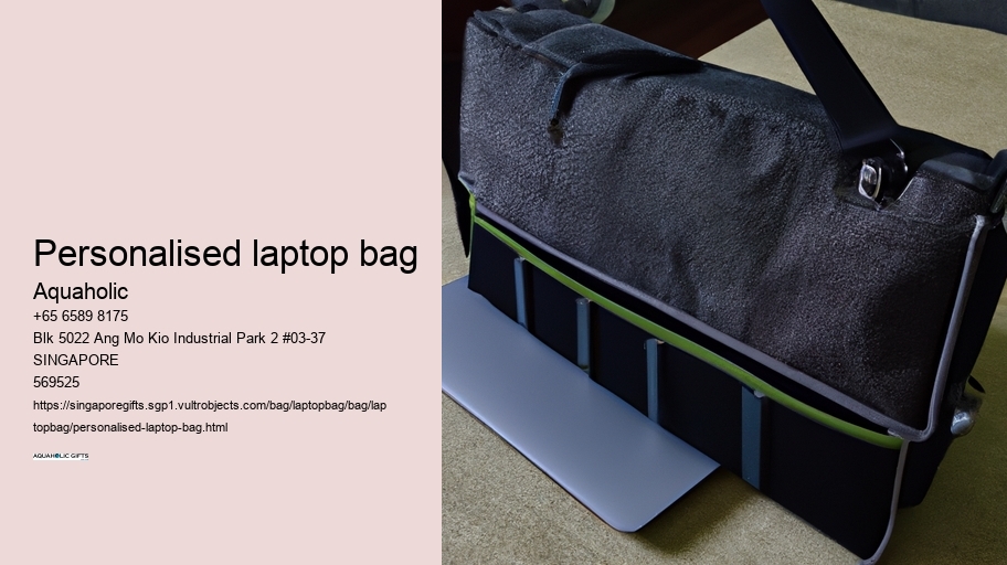 personalised laptop bag