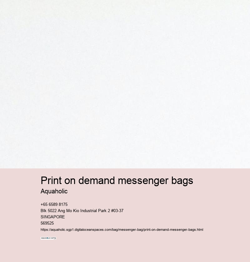 print on demand messenger bags