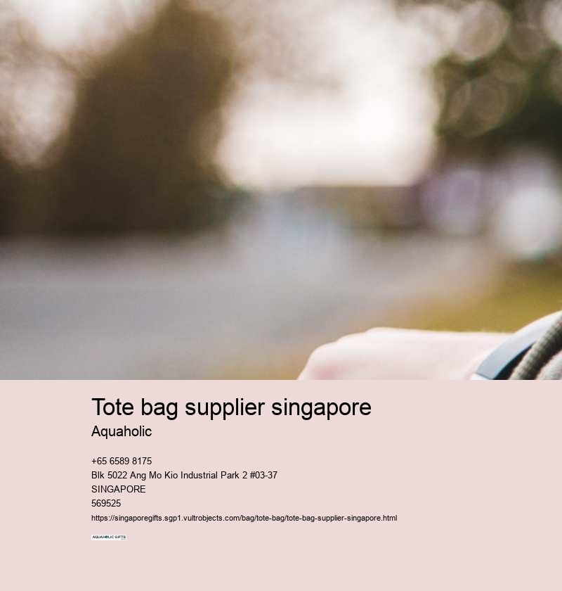 tote bag supplier singapore