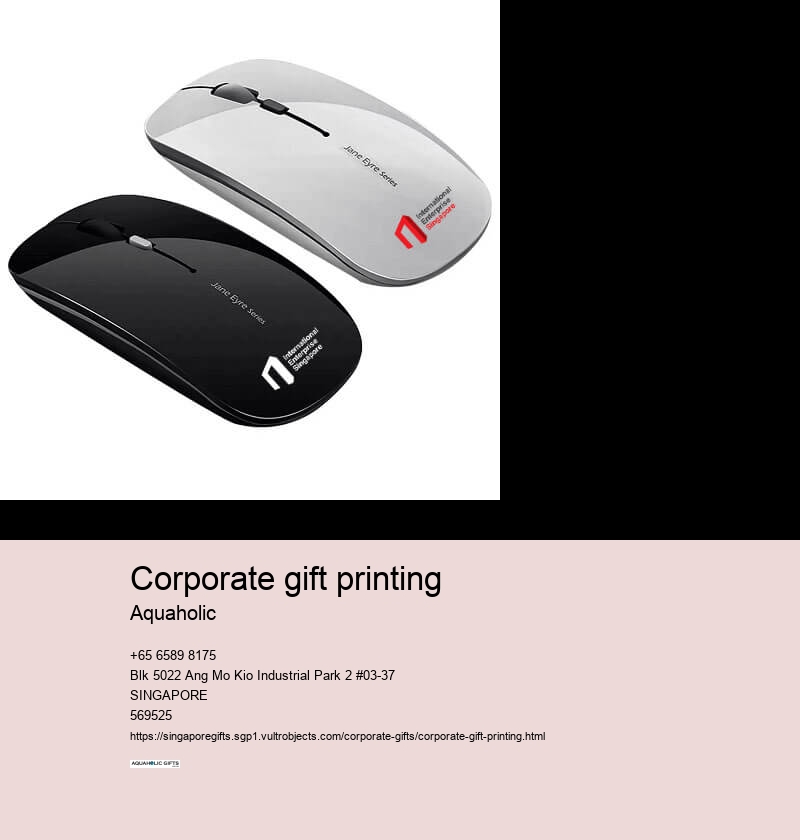 corporate gift printing