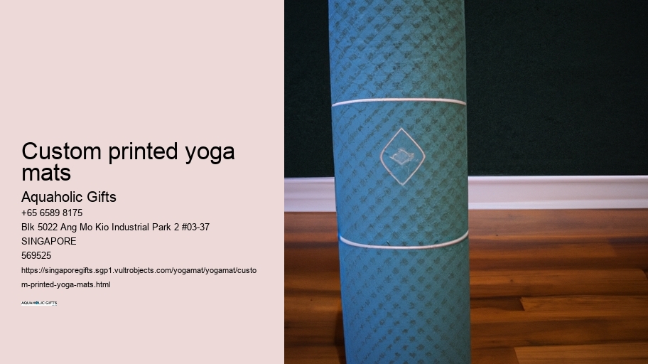 custom printed yoga mats